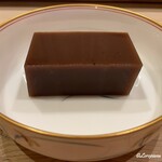 御料理 寺沢 - 自家製の水羊羹