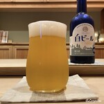 御料理 寺沢 - ユキノチカラ ホワイトビール