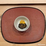 御料理 寺沢 - 蝦夷あわびと無添加うにの飯蒸し