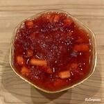 御料理 寺沢 - イチゴのコンフィチュール