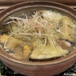 御料理 寺沢 - 喜知地と海胆と賀茂茄子の小鍋立