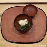 御料理 寺沢 - 鮎魚女と丘和布の椀物