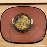 御料理 寺沢 - 喜知地と海胆と賀茂茄子の小鍋立
