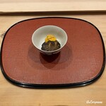 御料理 寺沢 - 蝦夷あわびと無添加うにの飯蒸し