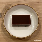 御料理 寺沢 - 自家製の水羊羹