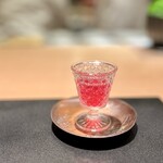 蓬左茶寮 - 赤紫蘇ソーダ
