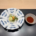 蓬左茶寮 - コチの薄造り