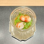 蓬左茶寮 - 加減豆腐、たたきオクラと車海老