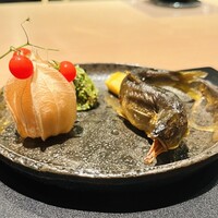 蓬左茶寮 - 和良鮎の炭焼き