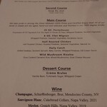 PORTERHOUSE - この日のメニュー、お魚も気になる