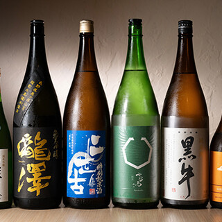 こだわりの日本酒・ワイン・クラフトビール飲み放題もあります！