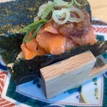 貝のしらはら 田町タワー - ねぎトロサーモン手巻き寿司もクォリティ高し