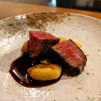 炭火割烹 樹樹 - 増田和牛ランボソの炭火焼き