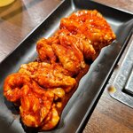 焼肉 ゆう焼けこやけ - プリプリシマチョウ　ピリ辛　激ウマです♪