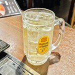 焼肉 ゆう焼けこやけ - 先輩のハイボールww