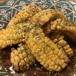 ヤキトリ まだらや - とうもろこし唐揚げ