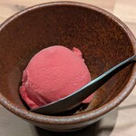 Lambでしょ ジンギスカン ラムグリル - カシスシャーベット