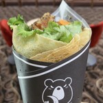 ルぐま - 意外性のあるおかずクレープあぶりチャーシューを注文。結構ボリュームがあります。