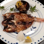 旬味 鮮心 魚屋 富重 - ノドグロの開きとわらびのけんちん‥