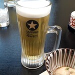 旬味 鮮心 魚屋 富重 - とりあえず生ビール❗