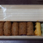 鮨 三心 - お土産のお稲荷、玉子焼き、ガリ
