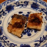 銀座 安久 - 鰻に大根おろし