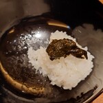 銀座 安久 - 海苔の佃煮で