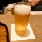 銀座 安久 - サッポロ 黒ラベル 小瓶