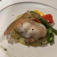 季節の旬彩イタリアン ナビガンテ - たらの頬肉ソテー