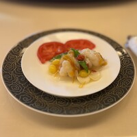 華正樓 鎌倉店 - 車海老と百合の花の薬膳炒め