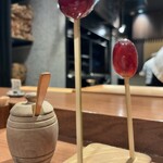 薪鳥新神戸 - フルーツ飴