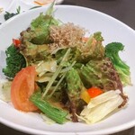 焼肉 わがんせ - サラダ♪(このドレッシングお気に入り♪)