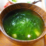 旬家ばんちゃん - 白保産アーサのおつゆ