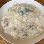 浦町珈琲店 - ブロッコリーとホタテのクリームスパゲッティ