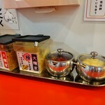 家系ラーメン大輝家 - 薬味類