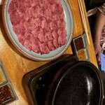 牛や たん平 - ナンバーワンが最初に出てくる。深い深い牛タンの世界と、いきなり取り組む。片面10秒ね…