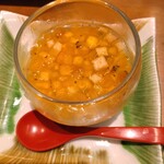 焼うお いし川 - デザート　夏向きに模様替え　美味しいですよ～