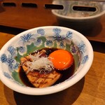 焼うお いし川 - 大トロ　焼き上がり後　すき焼き風