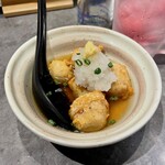 酒と飯 たまる食堂 - 里芋の揚げ出し３８０円