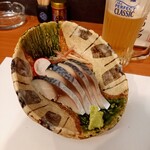 居酒屋いとう - 自家製〆さば 980円