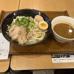 ガスト - 料理写真:ガス郎魚介つけ汁うどん(煮卵チャーシュー付き)