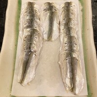 すし処 初音 - この日の仕入れは42匹、6貫分