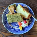 Chiffon no Ouchi coPain - 抹茶大理石戚風蛋糕、奶油起司橙皮戚風蛋糕