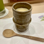 すし 久遠 - 紀州南高梅の茶碗蒸し