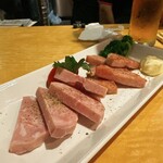 波へい - 明宝ハム　半分フレッシュ、半分ソテーで