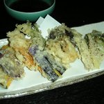 満月茶家 - 季節野菜の天ぷら