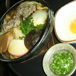 満月茶家 - 牛鍋うどん（すき焼き風）