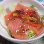 ホテル川畑 - 燻製鮭のマリネ