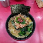 ラーメン 杉田家 - ラーメン並890円＋和風100円