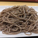 手打そば 大地 - 大盛りのお蕎麦アップ　十割蕎麦